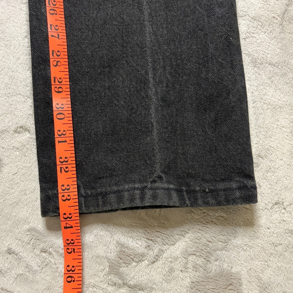 VTG 70s Wrangler Jeans 936BLK (Fits 31x34) Cowboy Cut Black Scovill Zip USA Made - Picture 8 of 10